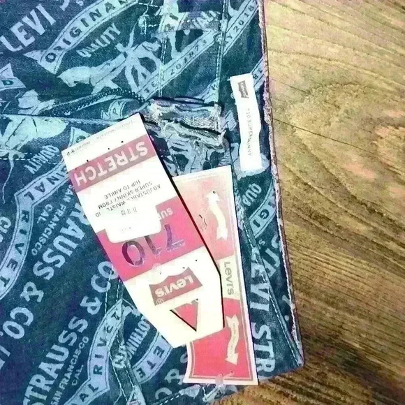 Levi 710 super skinny boys jeans new with tags stretch. 14 regular - Picture 6 of 6